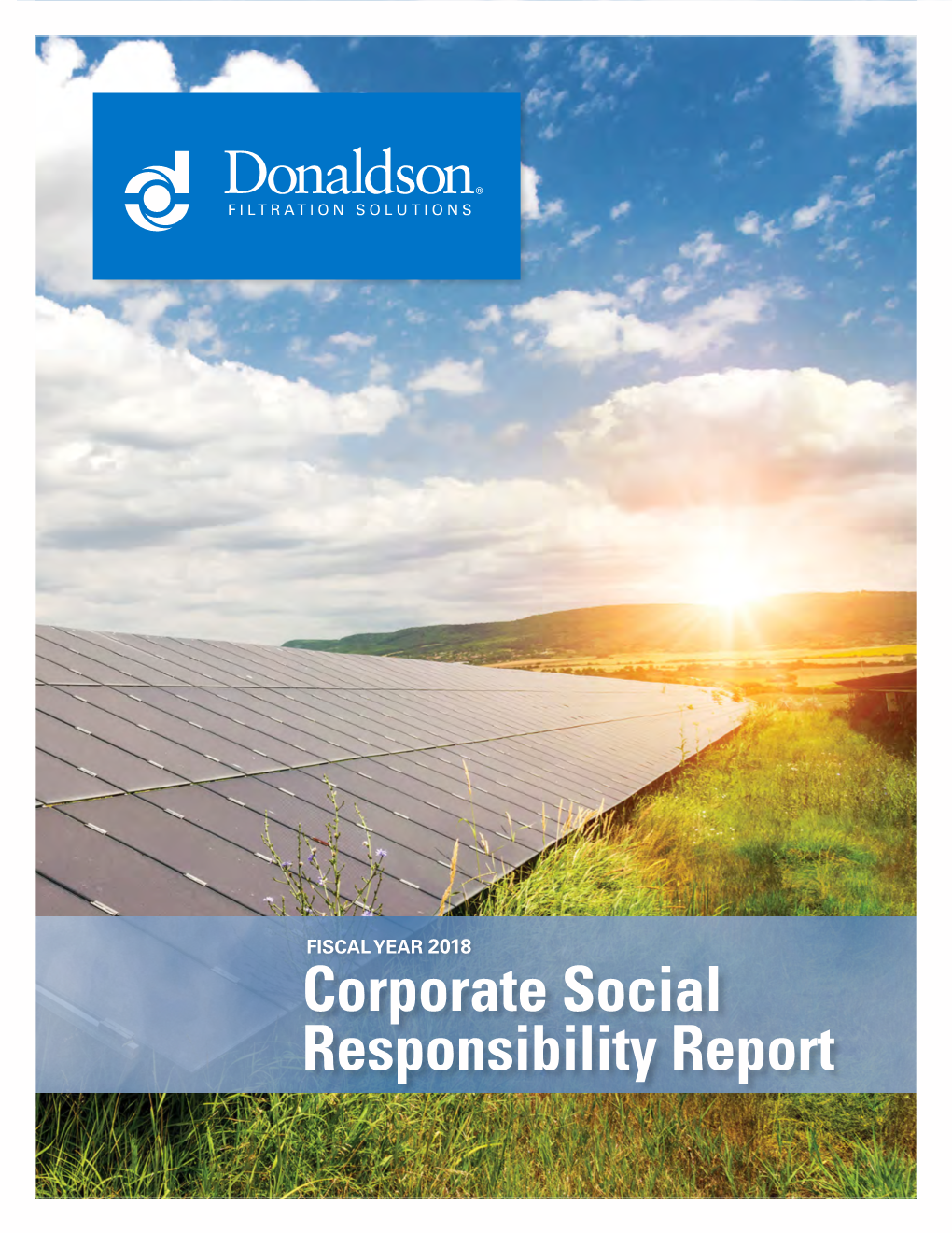 Donaldson Corporate Social Responsibility Report