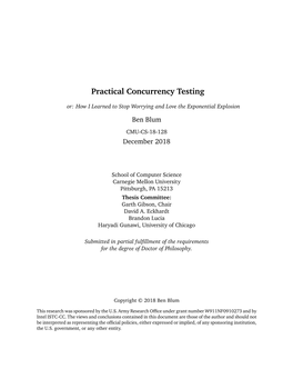 Practical Concurrency Testing