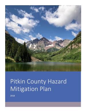 Pitkin County Hazard Mitigation Plan 2018