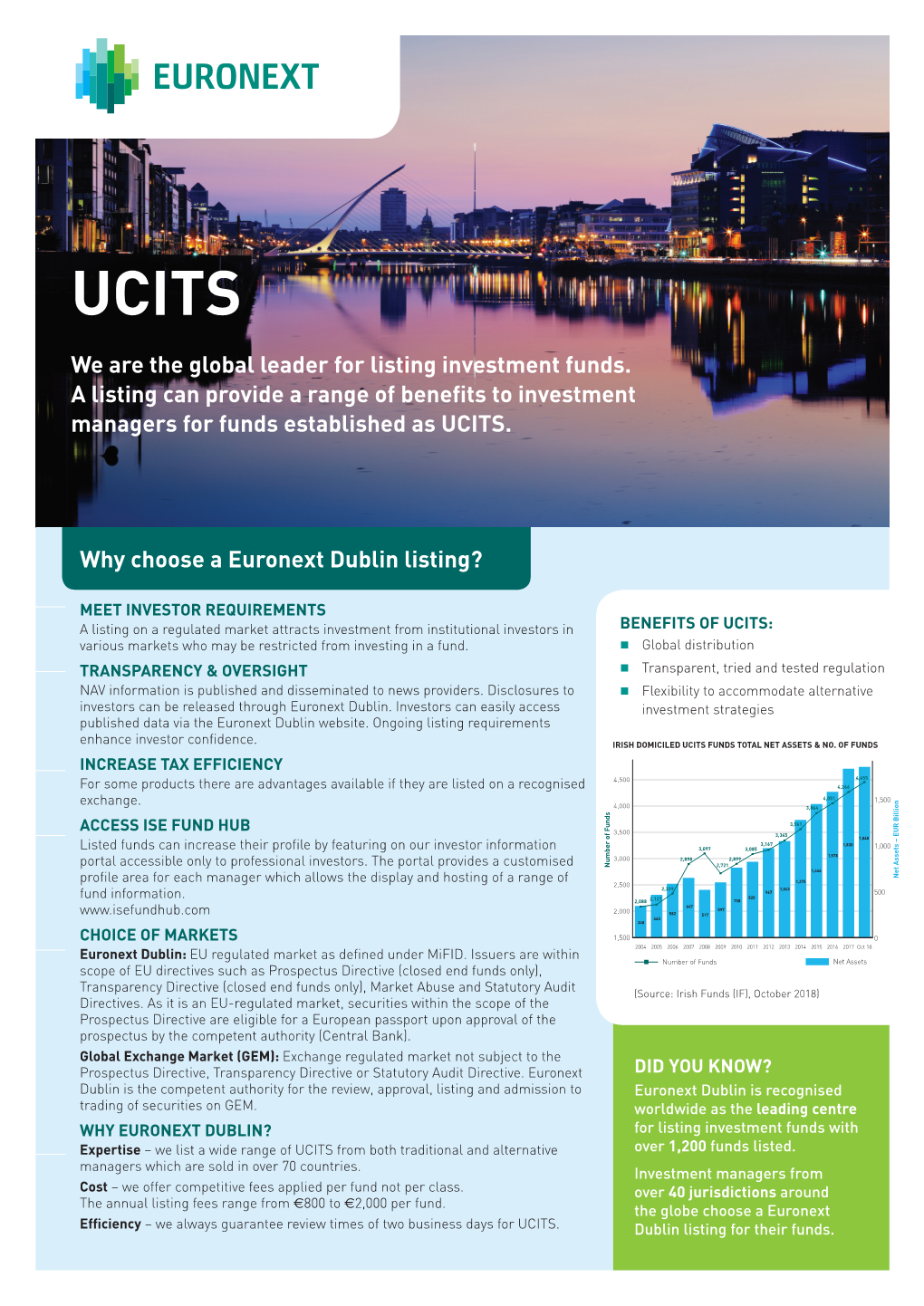 8218 Euronext UCITS Leaflet.Indd