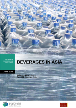 Beverages in Asia