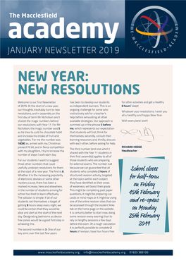 New Year: New Resolutions