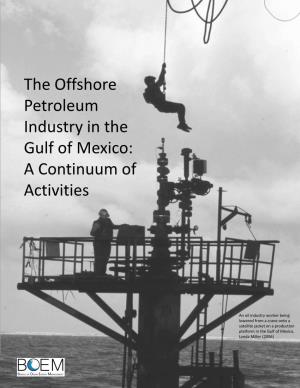 The Offshore Petroleum Industry in the Gulf of Mexico: a Continuum of Activities