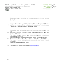 1 Evaluating and Improving Modeled Turbulent Heat Fluxes Across The