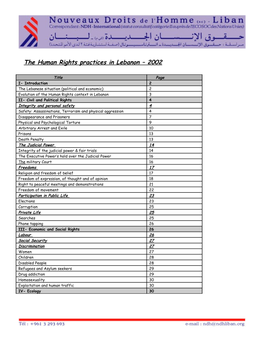 NDH Annual Report – 2002 –