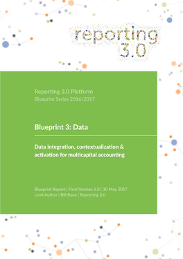 Blueprint 3: Data