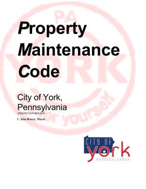 Property Maintenance Code