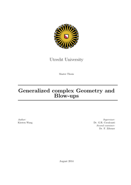 Generalized Complex Geometry and Blow-Ups