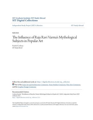 The Influence of Raja Ravi Varma's Mythological Subjects in Popular