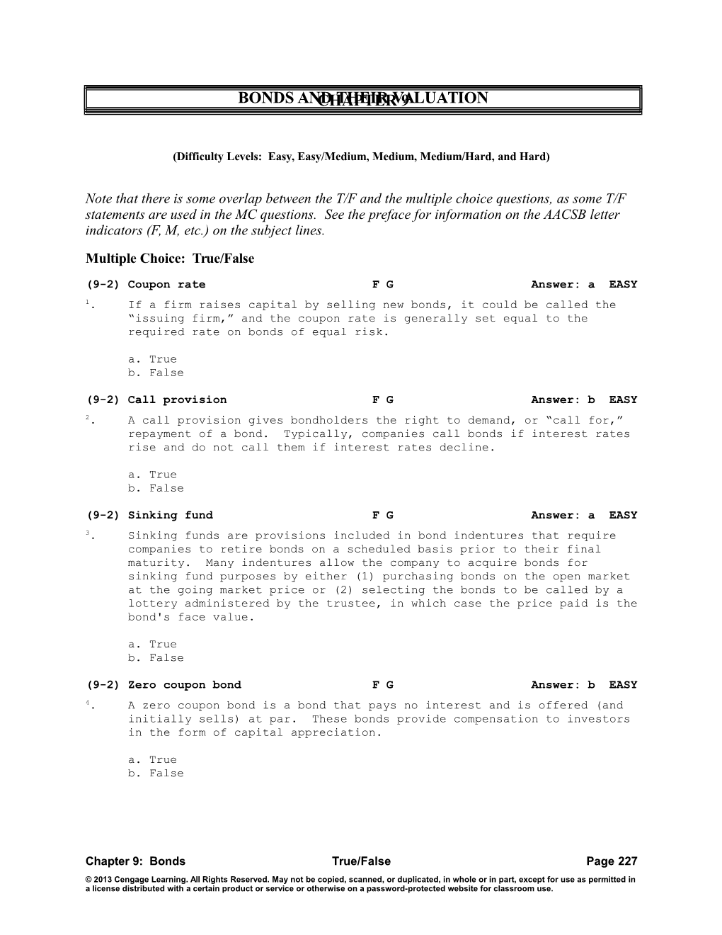 Chapter 9 Bonds and Their Valuation