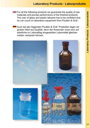 Laboratory Products Brochure