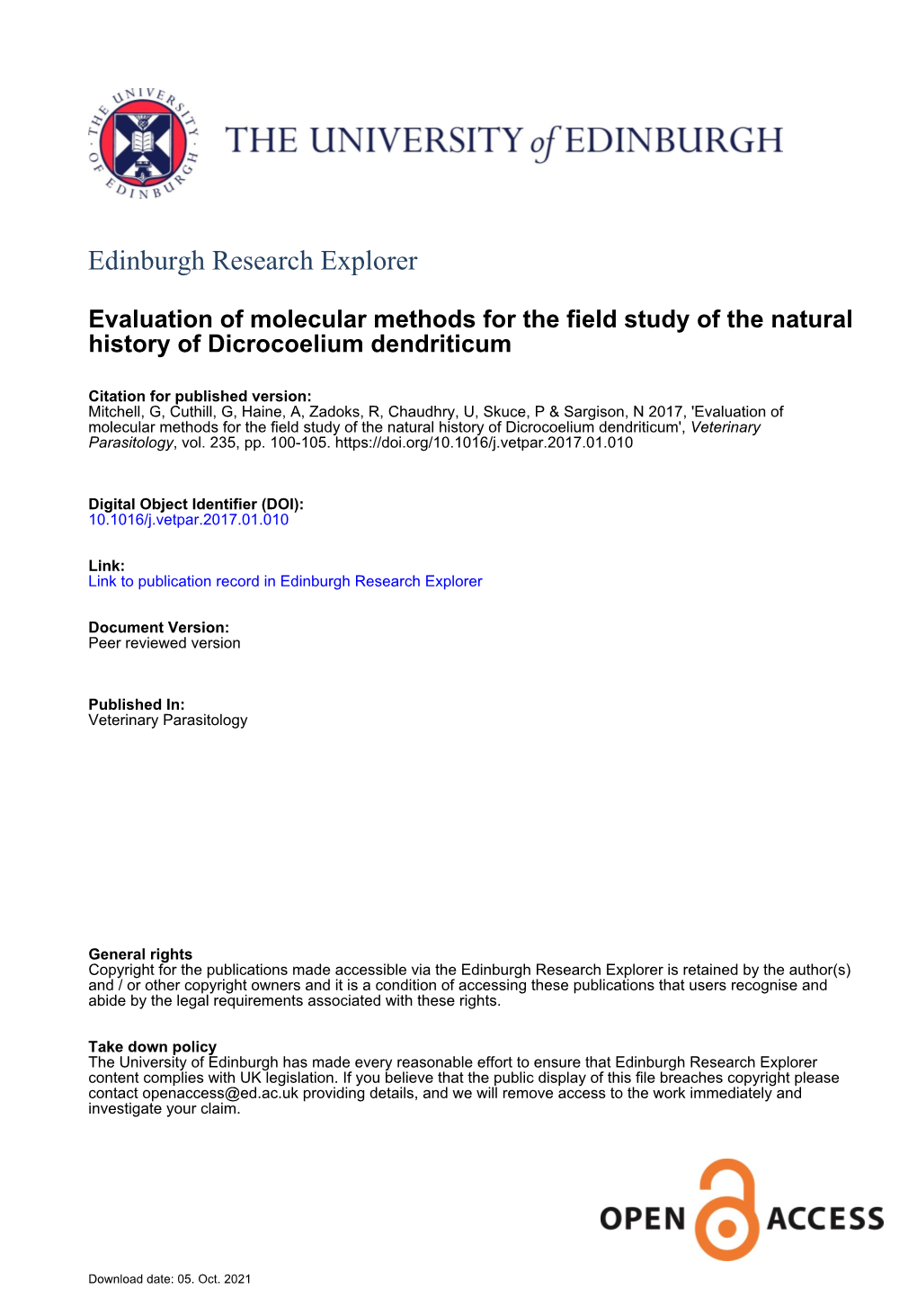 Edinburgh Research Explorer