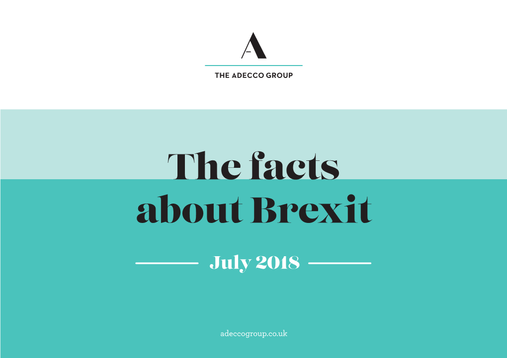 The Facts About Brexit