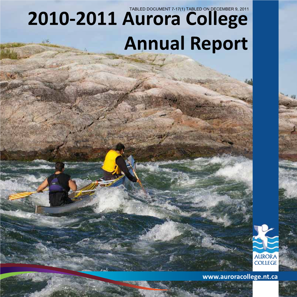 2010-2011 Aurora College Annual Report