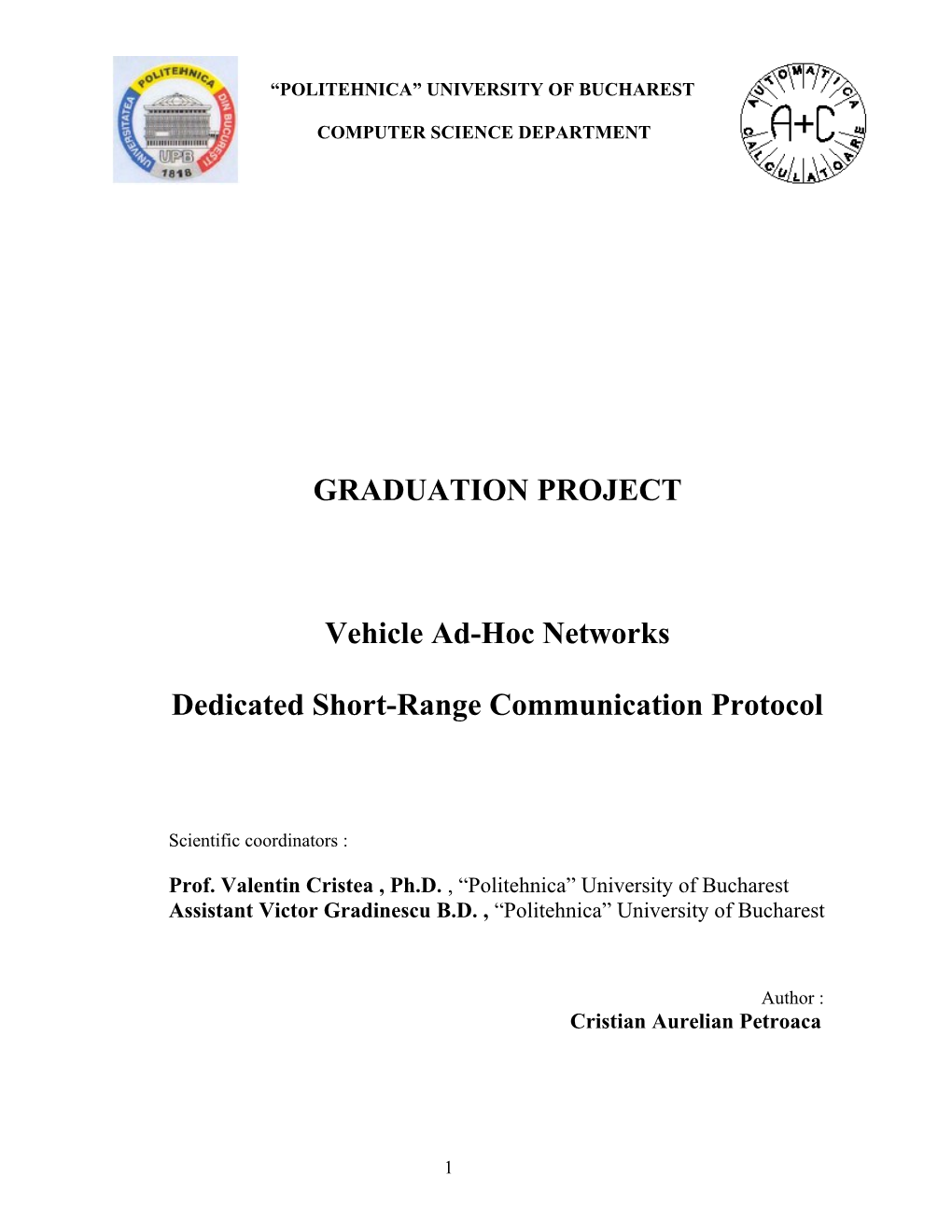 Dedicated Short-Range Communication Protocol