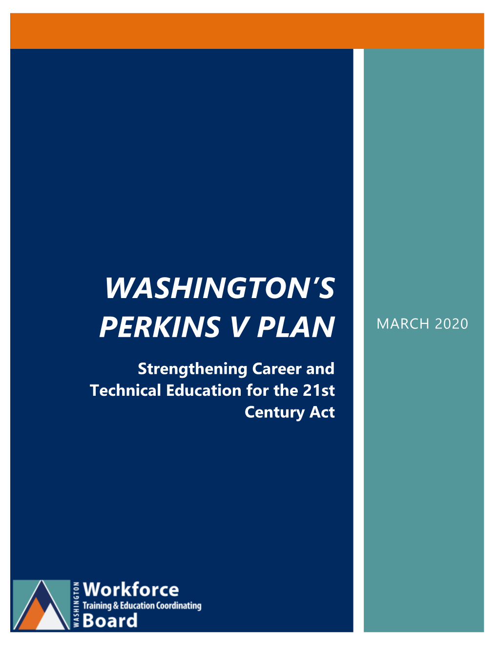 WA State Perkins V Plan