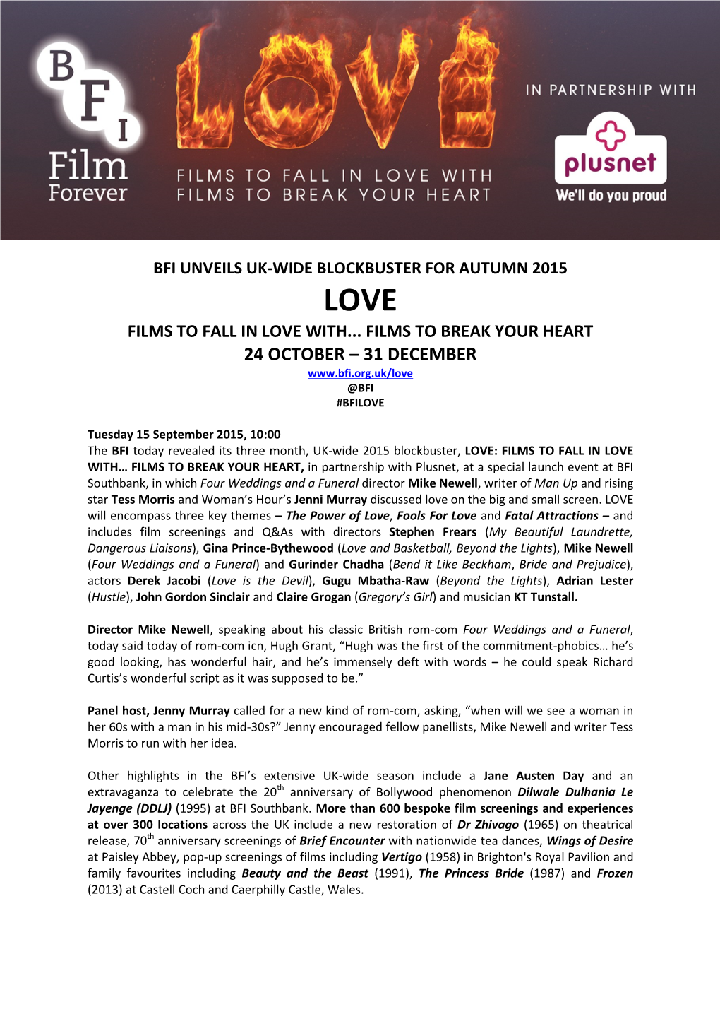 31 December @Bfi #Bfilove