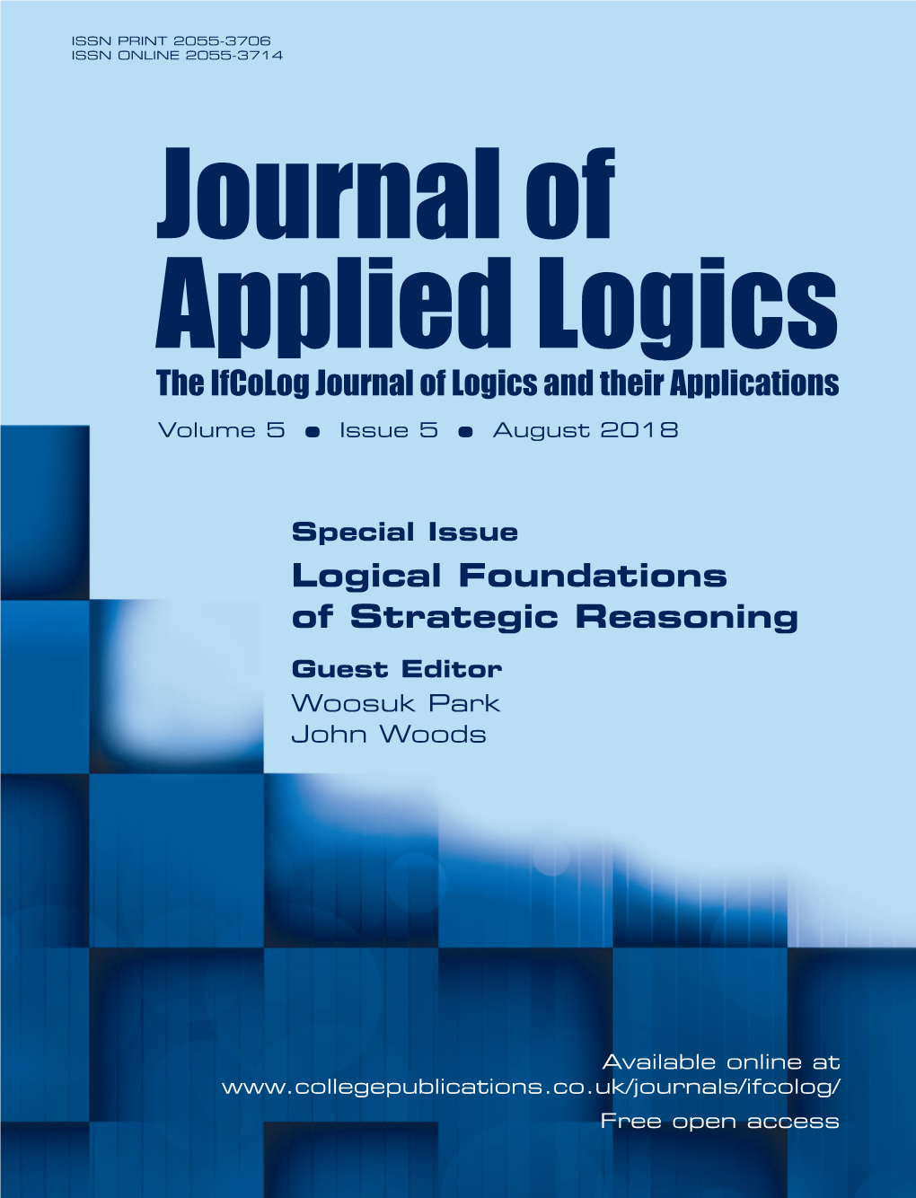 Special Issue Logical Foundations of Strategic Reasoning