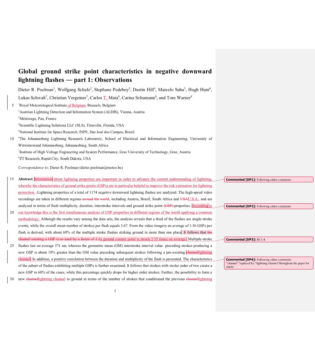 Author's Tracked Changes