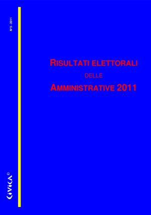 Risultati Elettorali Amministrative 2011