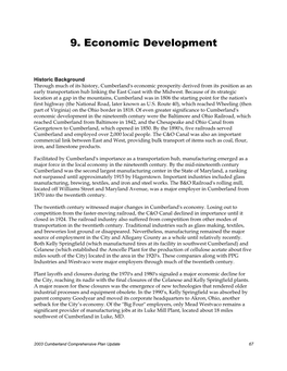 9. Economic Development