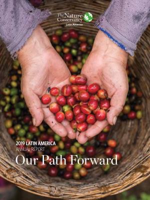 2019 LATIN AMERICA ANNUAL REPORT Our Path Forward PROTECT OCEAN, LAND and WATER