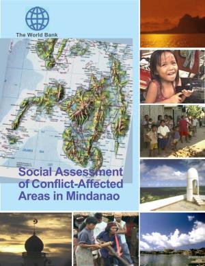 Social Assessment of Conflict-Affected Areas in Mindanao Social Assessment of Conflict-Affected Areas in Mindanao