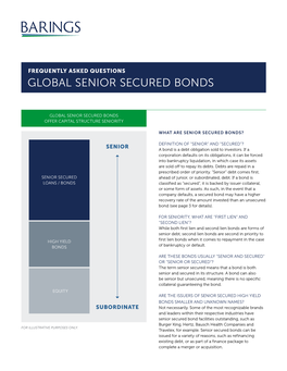 Global Senior Secured Bonds