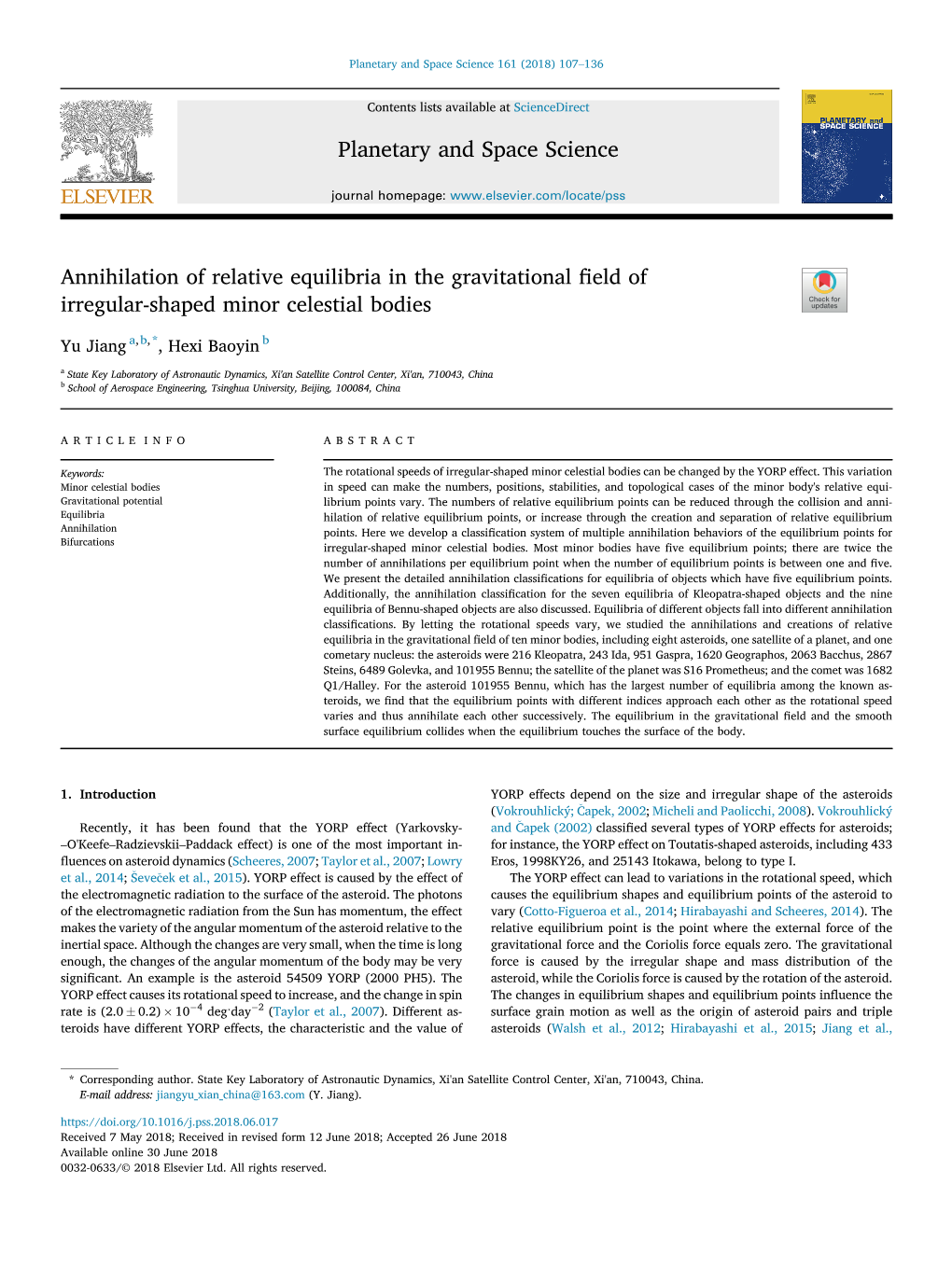 Annihilation of Relative Equilibria in the Gravitational Field of Irregular