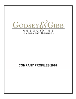 Company Profiles 2010
