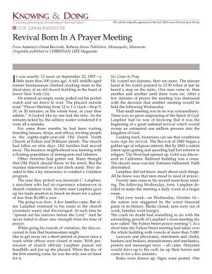 Revival Born in a Prayer Meeting.P65