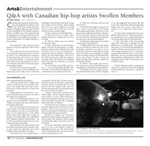 Q&A with Canadian Hip-Hop Artists Swollen Members