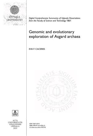 Genomic and Evolutionary Exploration of Asgard Archaea