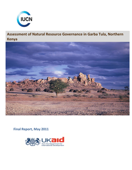 Assessment of Natural Resource Governance in Garba Tula, Northern Kenya