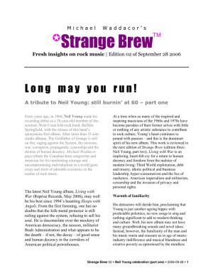 Strange Brew√ Fresh Insights on Rock Music | Edition 02 of September 28 2006