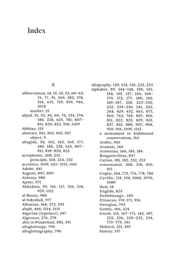 Global Index with Hyperlinks to PDF Files