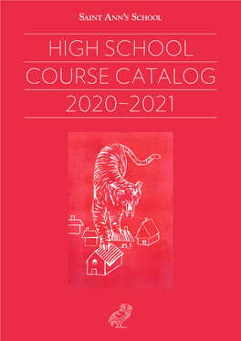 High School Course Catalog 2020–2021