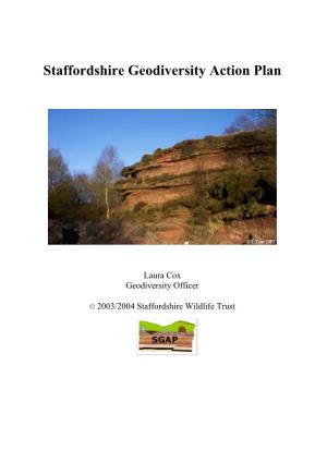 Staffordshire Geodiversity Action Plan