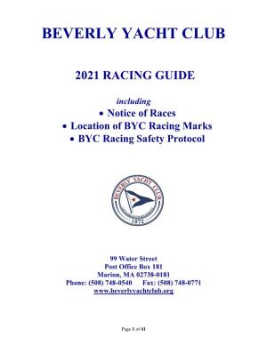 Racing Guide 2021