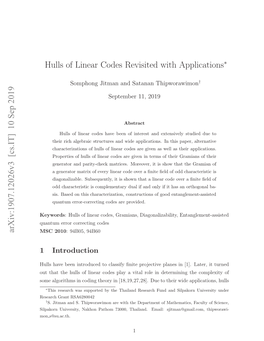 Hulls of Linear Codes Revisited with Applications