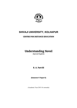 Understanding Novel (Special English)