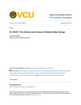 The Science and Culture of Medical Wear Design