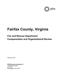 Fire and Rescue Department Compensation and Organizational Review