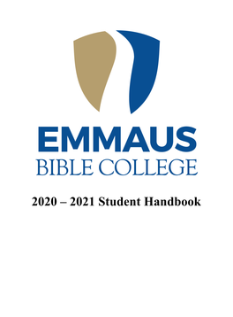 2020 – 2021 Student Handbook