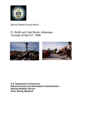 Ft. Smith and Van Buren, Arkansas, Tornado of April 21, 1996