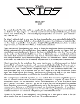 Thecribs Biog Copy