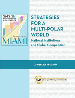 Strategies for a Multi-Polar World