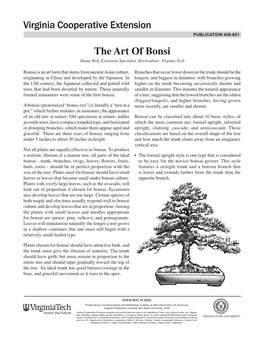 The Art of Bonsai (PDF)