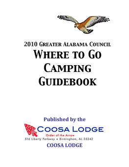 Where to Go Camping Guidebook