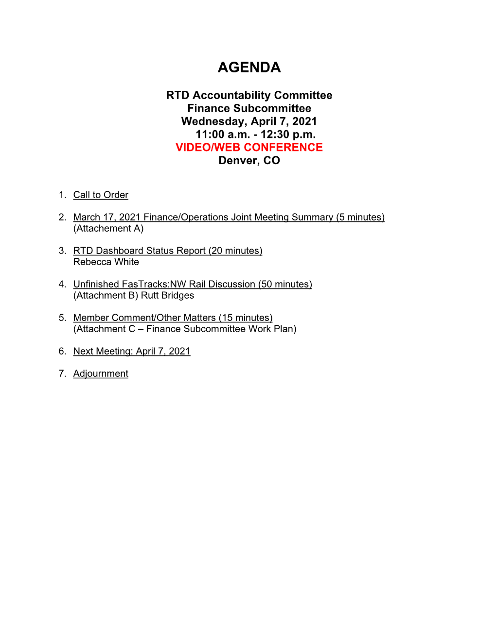 RTD Finance Sub Agenda 4-7-21.Pdf